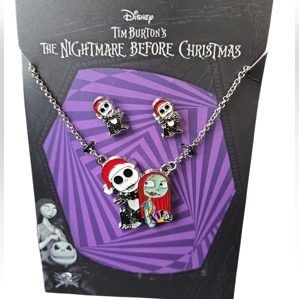 Disney Nightmare Before Christmas Festive Jewelry Set